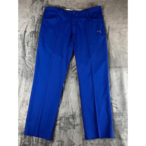 Puma Sportlife-Tide Men's Blue Athletic Track Pants Size W38 L32 EUC - Picture 1 of 10